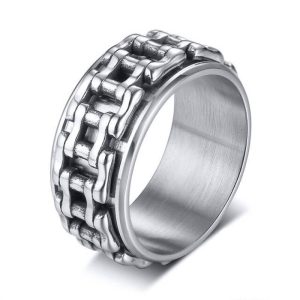 Bague biker - Iron Chaine