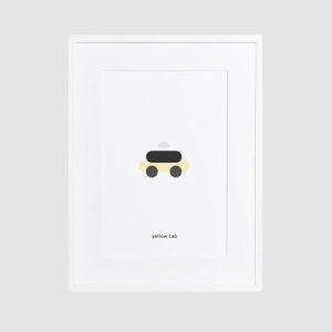 Affiche Yellow Cab – Maison Deux