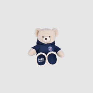 Peluche officielle Ours PSG à capuche 35 cm – Histoire d’Ours