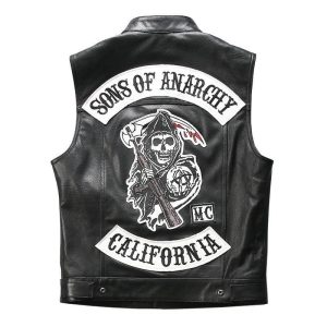 Gilet cuir biker - Sons of anarchy