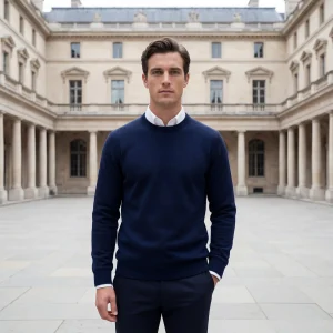 Riche | Pull en laine mélangée homme