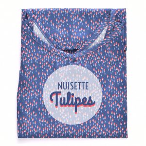 Nuisette femme 100% coton « Tulipes »