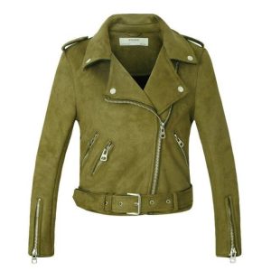 Veste biker femme - Kaki